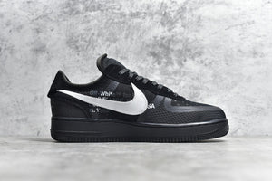 Force 1 Low Off-White Black White