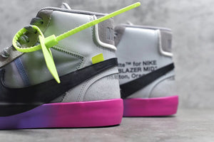 Blazer Mid Off-White Wolf Grey Serena "Queen"